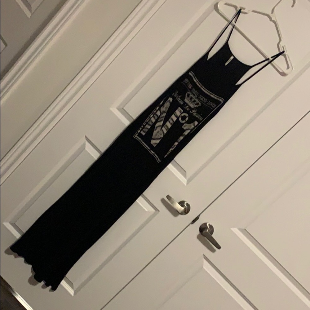 Black maxi dress size M